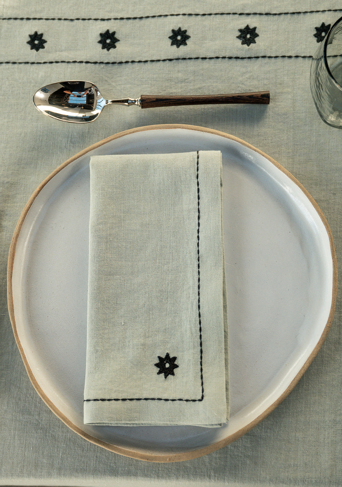 Hand Crafted Irregular Clay Dinner Plate