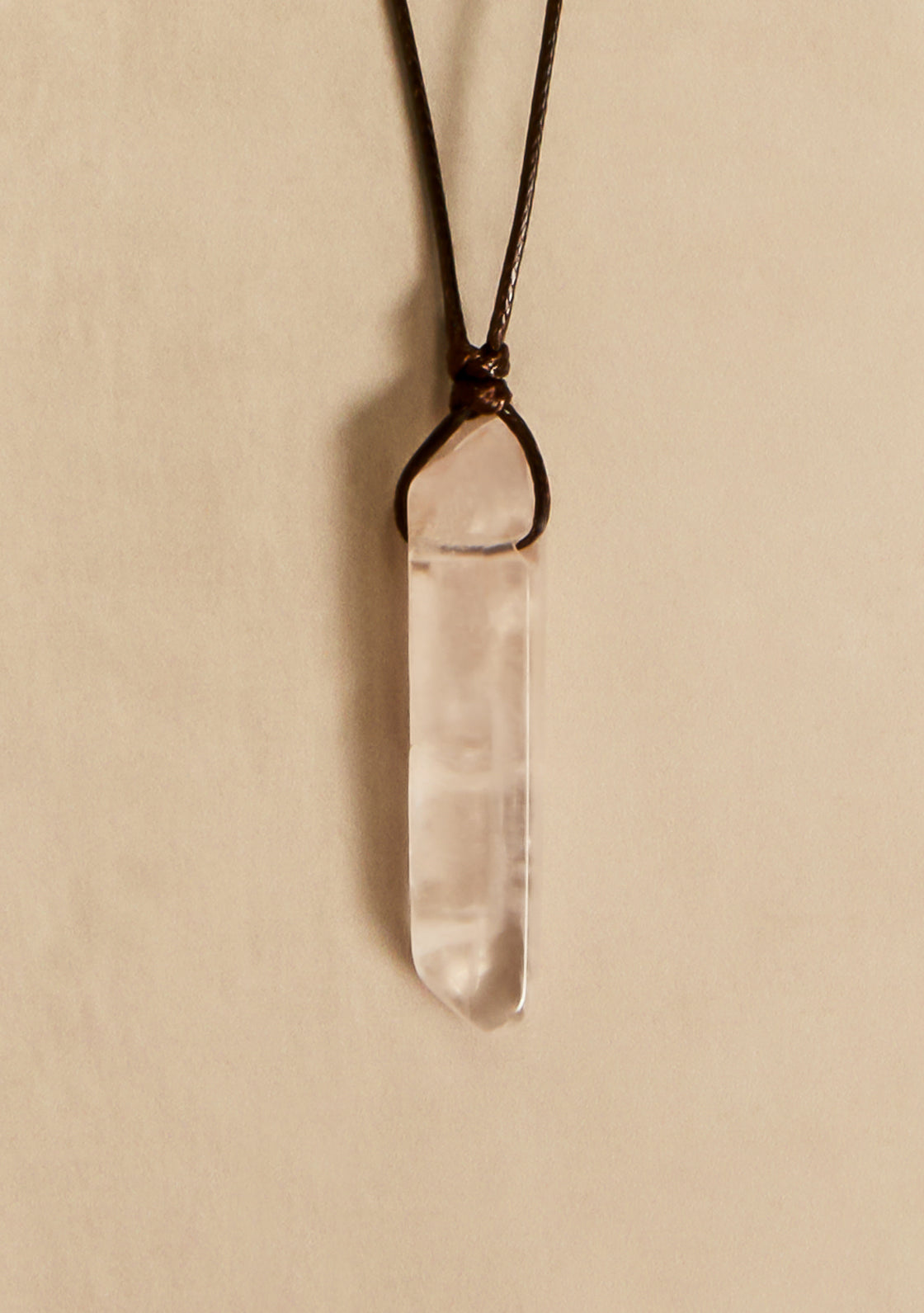 Healing Quartz Crystal Necklace