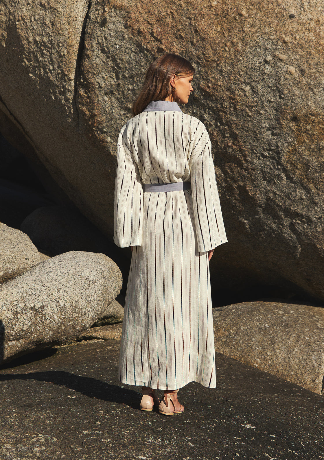 Cumin Linen Kimono