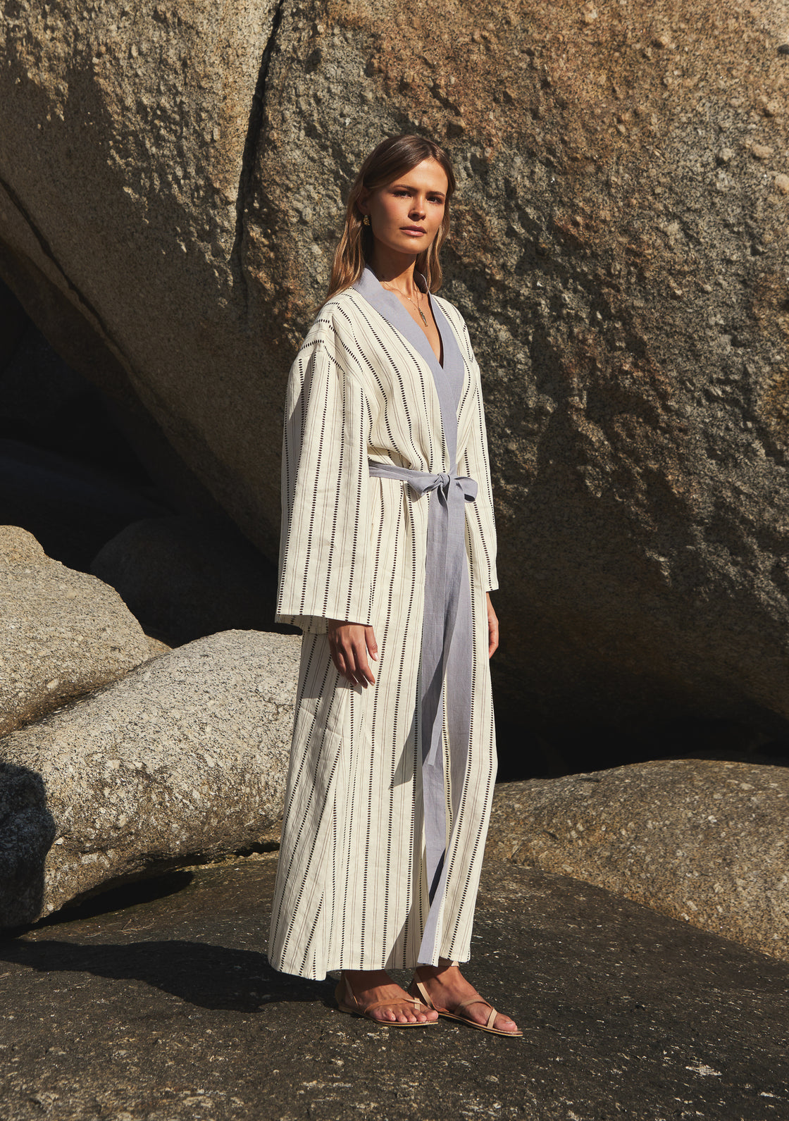 Cumin Linen Kimono
