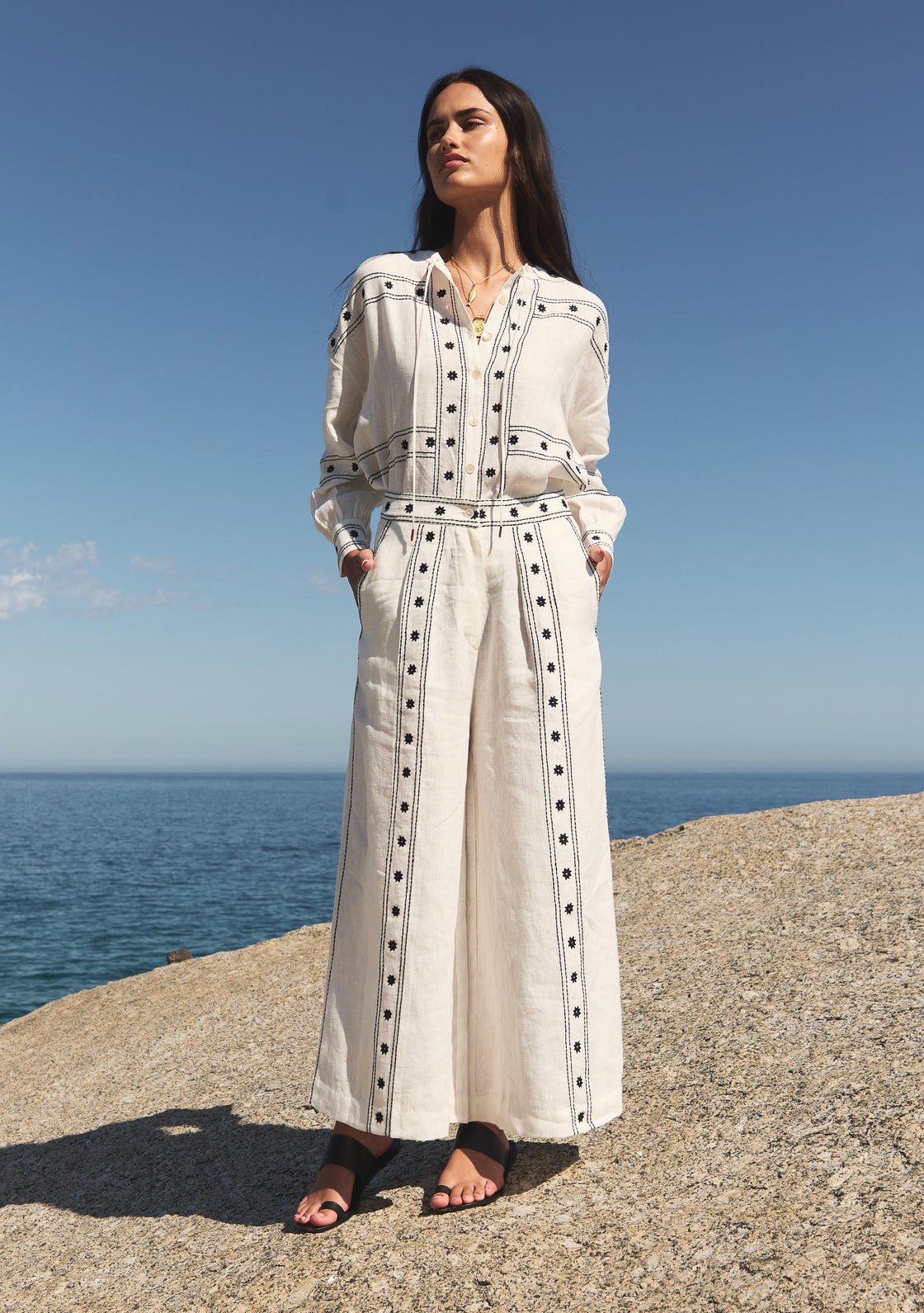 EDEN LINEN TROUSERS