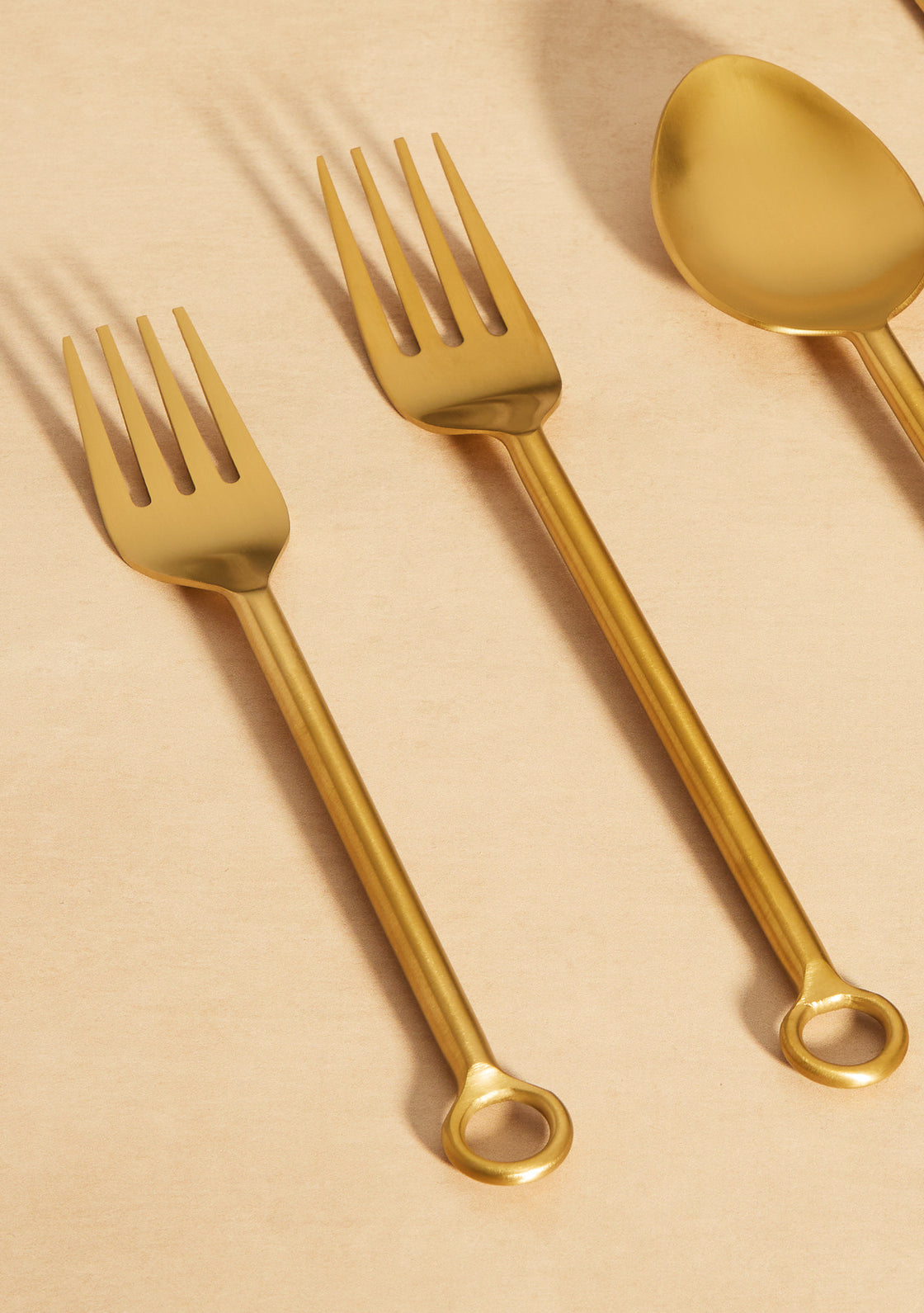 Gold Stainless Steel Cutlery Set (5 piece)