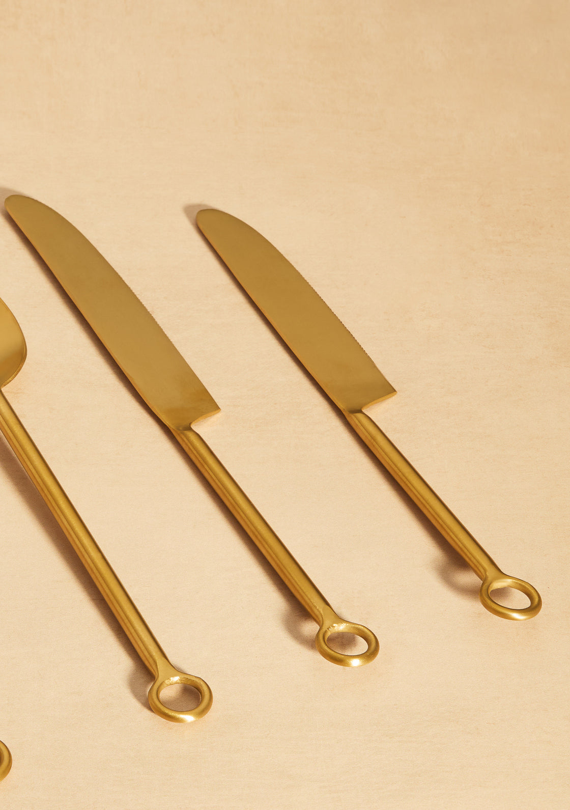 Gold Stainless Steel Cutlery Set (5 piece)