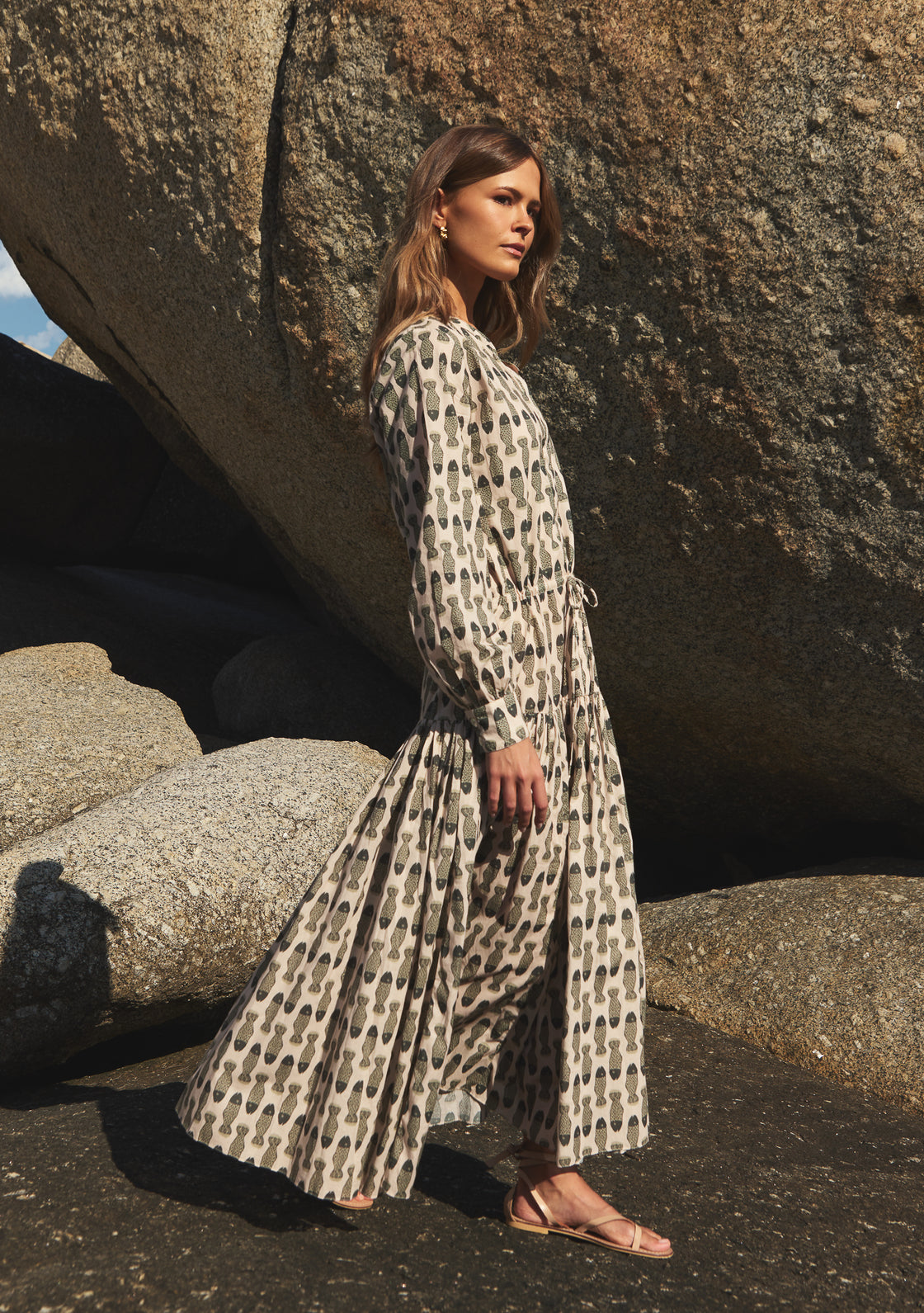 HARVEST DRESS - ROSEWATER REEF