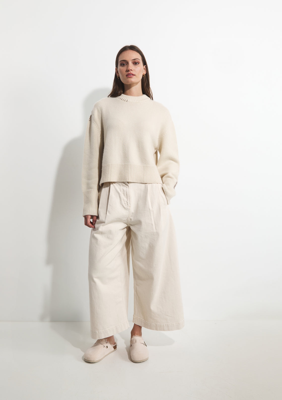 Cashmere Cedar Sweater - Ivory