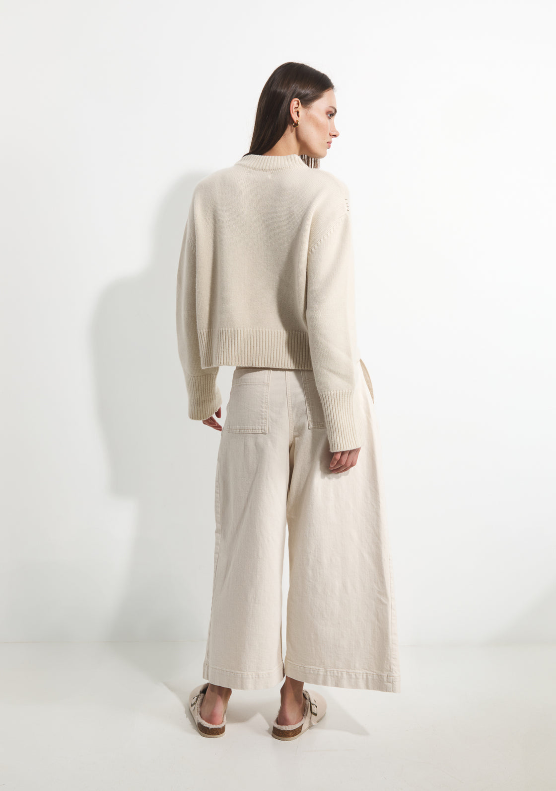 Cashmere Cedar Sweater - Ivory