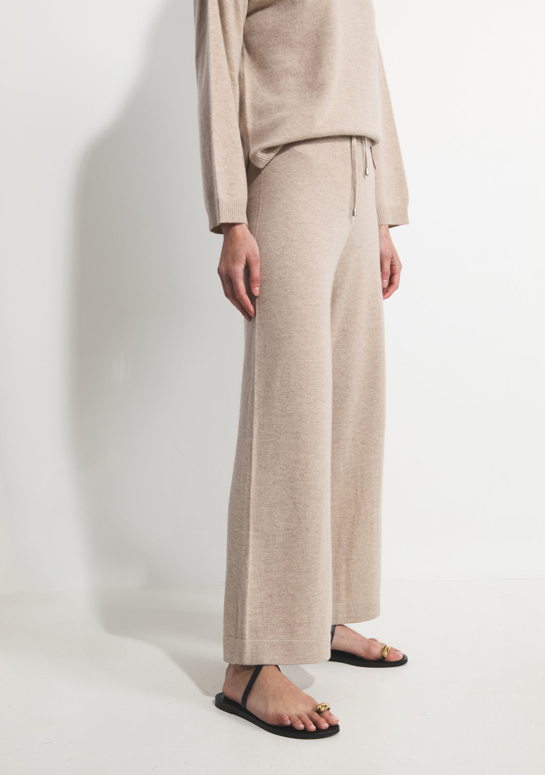 Cashmere Holly Trousers - Almond