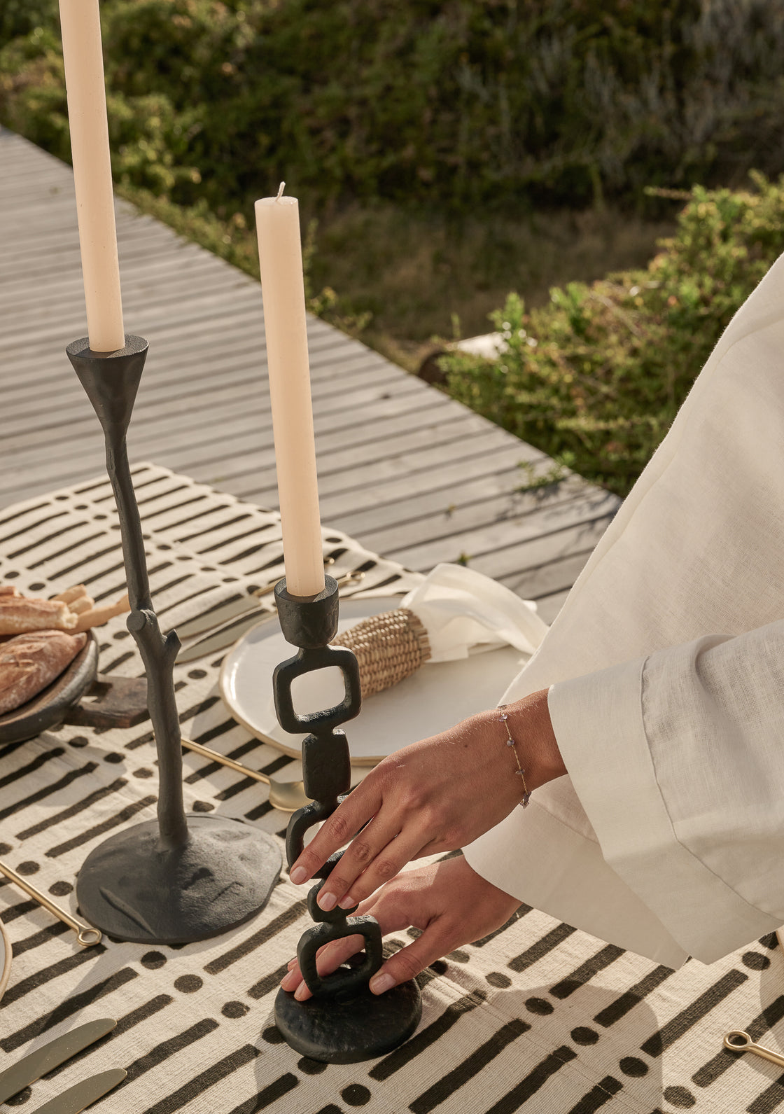 African Thorn Candlestick Holder