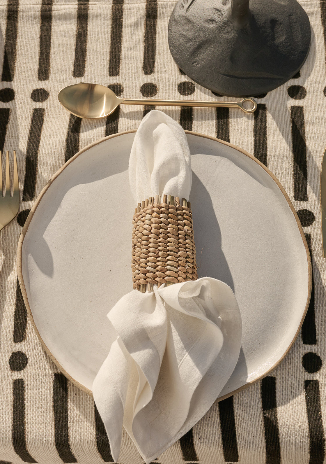 Mudcloth Hand Woven Table Cover