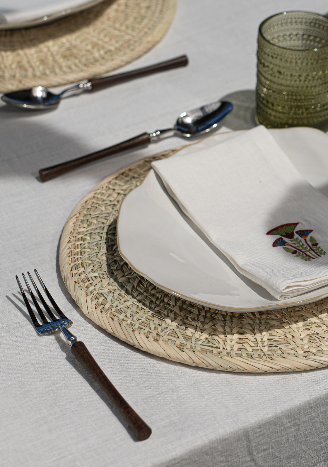 Namibian Ovambo Handwoven Placemats - Set of 4