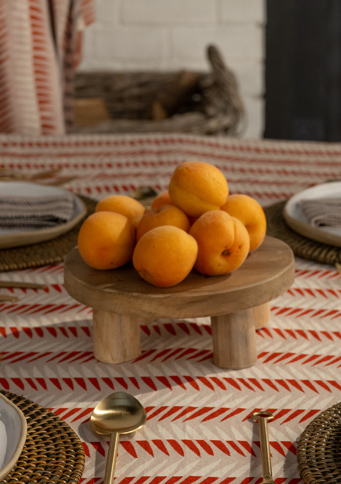 Teak Serving Stand - Small